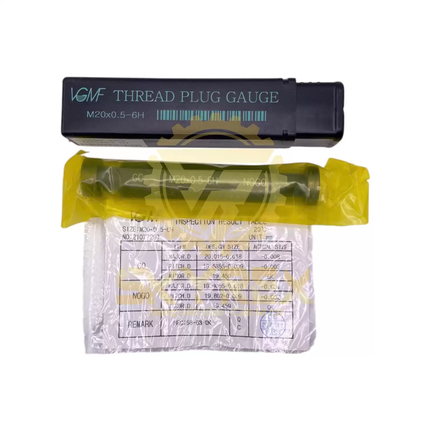 Dưỡng Kiểm Ren Trong M20 – 6H (M20x1, M20x1.5, M20x2, M20x2.5) | Plug Gauge VGMF