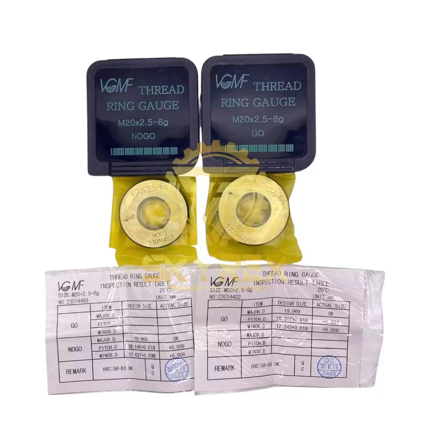 Dưỡng kiểm ren ngoài M20x2.5 – Ring Gauge GO/NOGO – VGMF chính hãng
