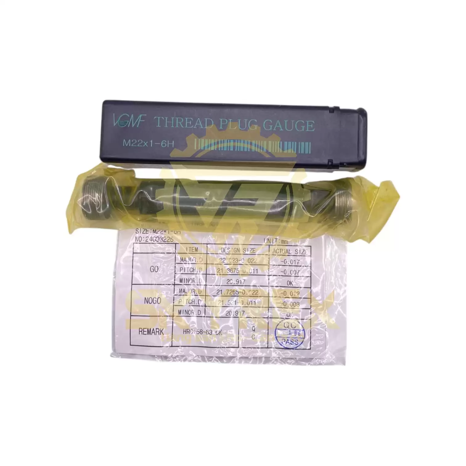 Dưỡng Kiểm Ren Trong M22 – 6H (M22x1, M22x2) | Plug Gauge VGMF
