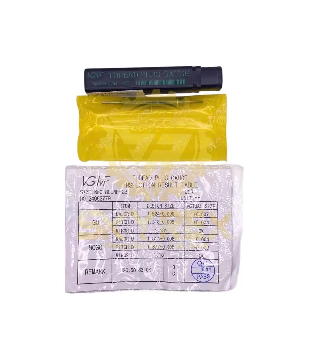 Dưỡng ren lỗ 0-80 UNF – Chuẩn 2B – Ren nhỏ hệ inch (GO/NO-GO)