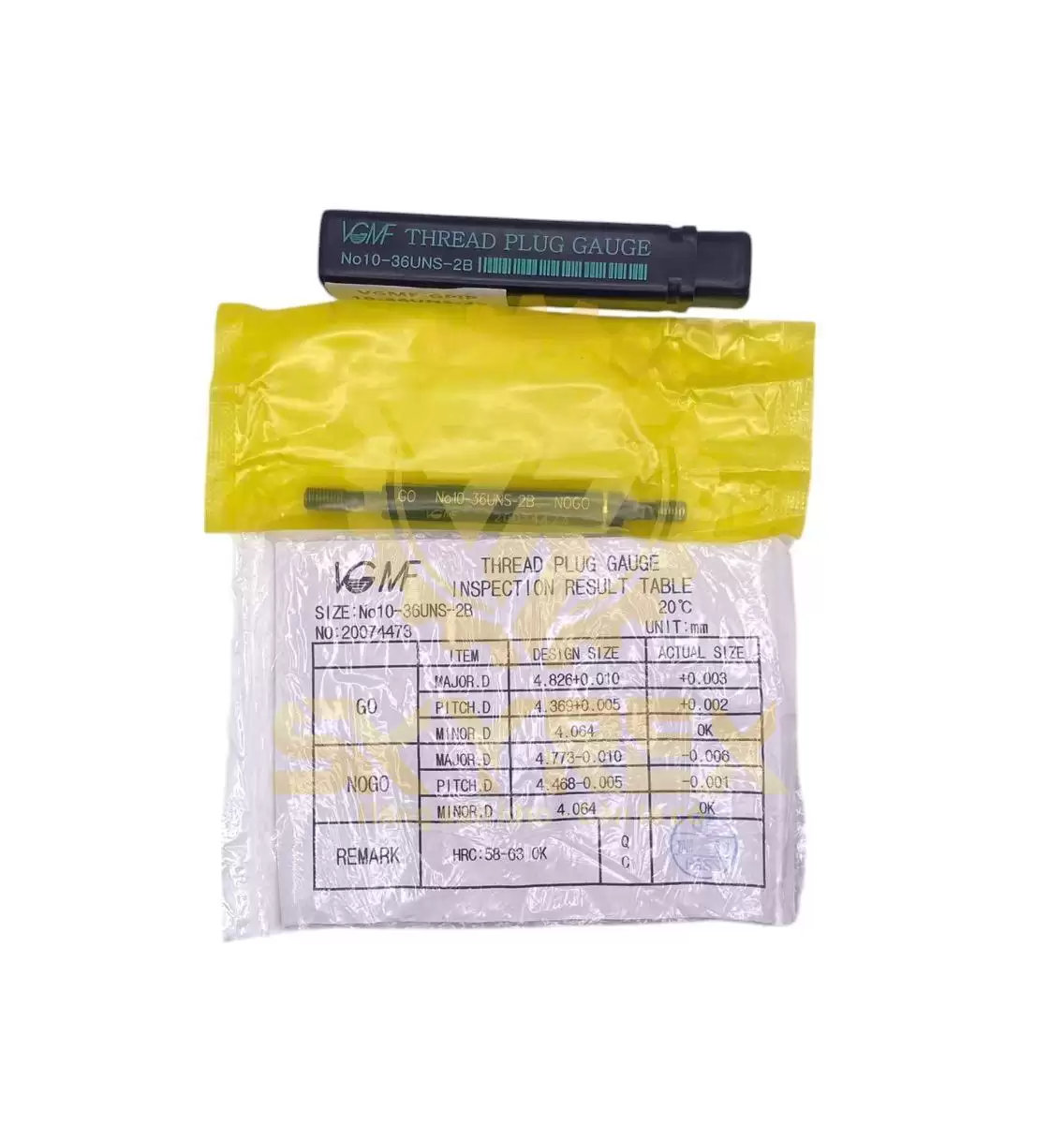 Dưỡng ren lỗ 10-36UNS – GO/NO-GO Class 2B Inox/Thép ANSI | Giá tốt 2025