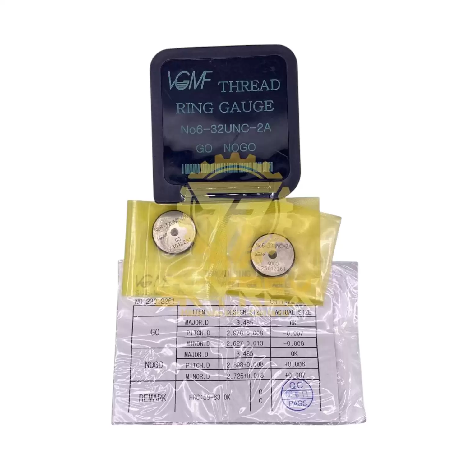 Dưỡng kiểm ren ngoài 6-32UNC-2A – Ring Gauge GO/NOGO | VGMF chính hãng