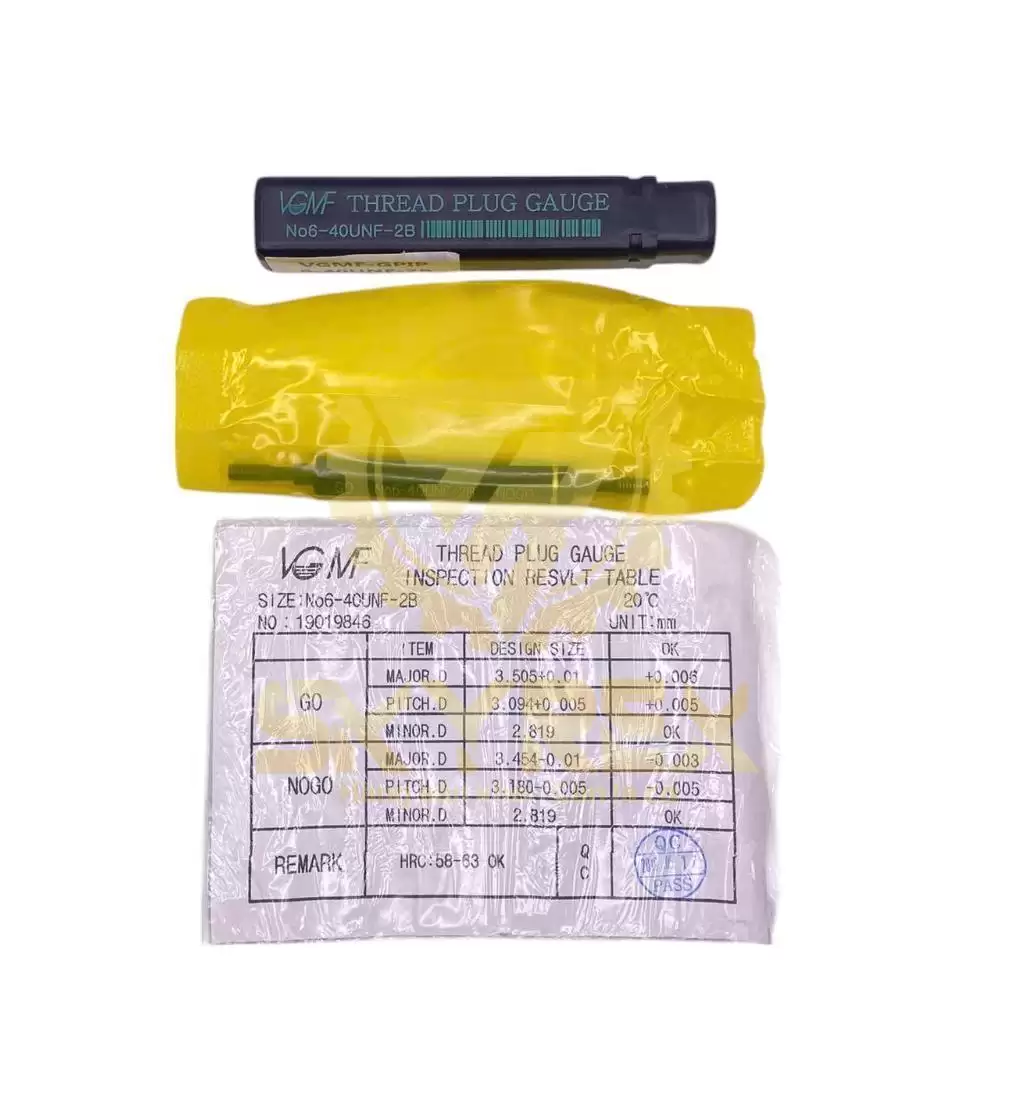 Dưỡng kiểm ren lỗ 6-40UNF chuẩn ANSI Class 2B – GO/NO-GO – VGMF