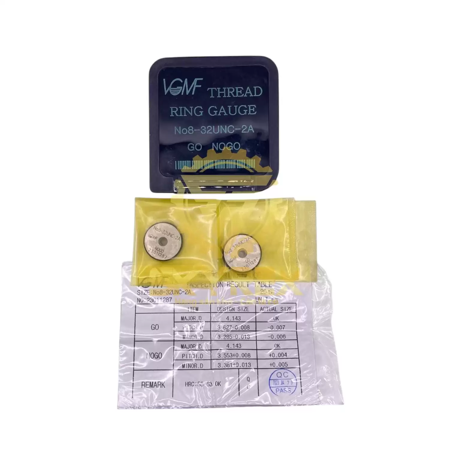 Dưỡng kiểm ren ngoài No.8-32UNC-2A – Ring Gauge GO/NOGO | VGMF chính hãng