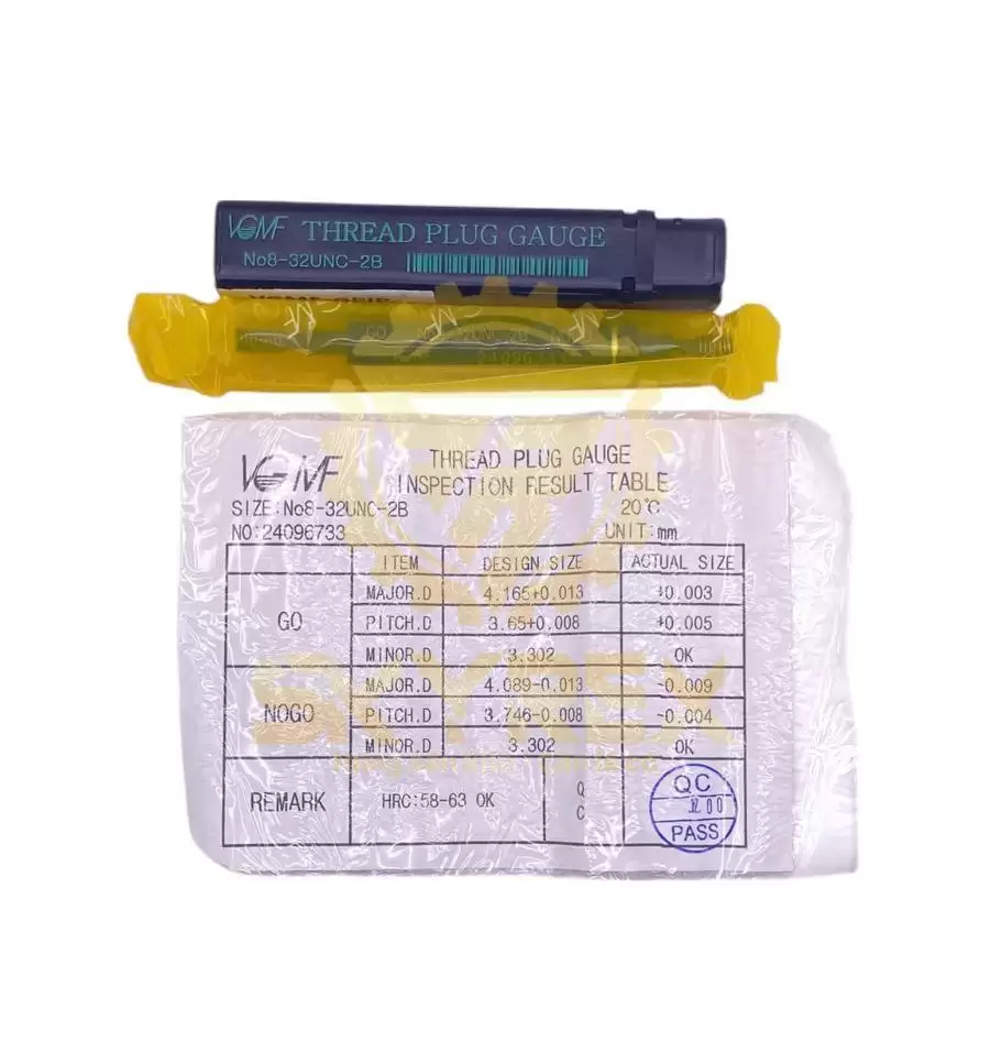 Dưỡng ren lỗ 8-32UNC – GO/NO-GO – Chuẩn ANSI 2B | VGMF