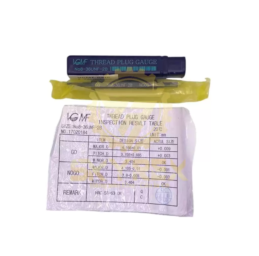 Dưỡng ren lỗ 8-32UNC, 8-36UNF – Chuẩn ANSI 2B | GO/NO-GO chính xác cao