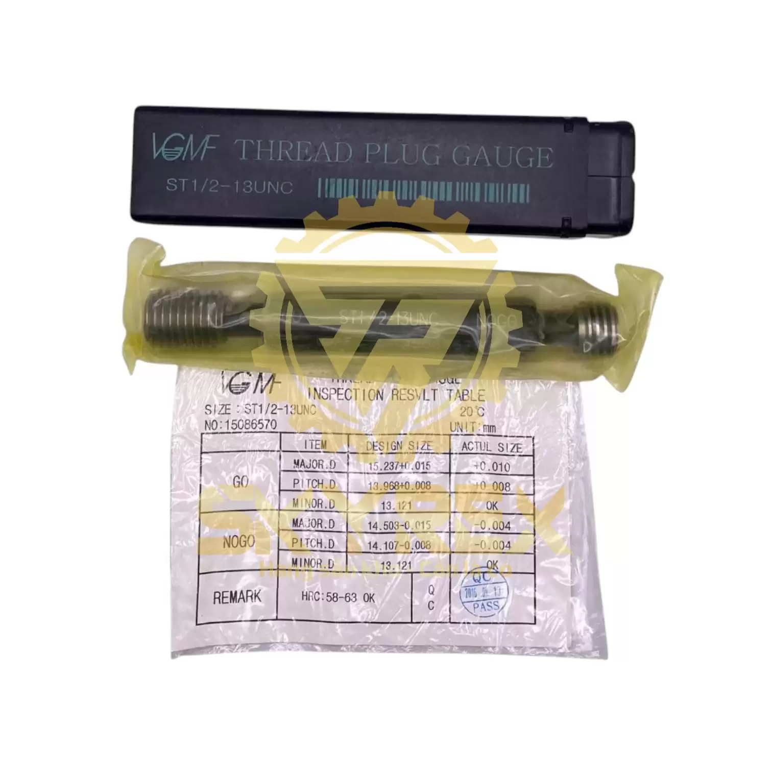 Dưỡng kiểm ST1/2-13UNC, ST1/2-20UNF – Lỗ ren cấy Helicoil hệ inch – VGMF