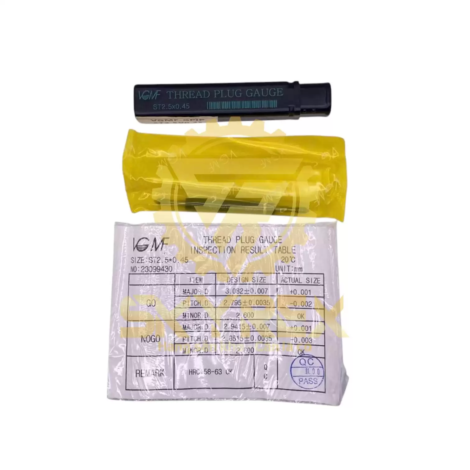 Dưỡng kiểm ren trong Helicoil Hệ inch ST2.5×0.45 – Chính xác, chuẩn ANSI – VGMF