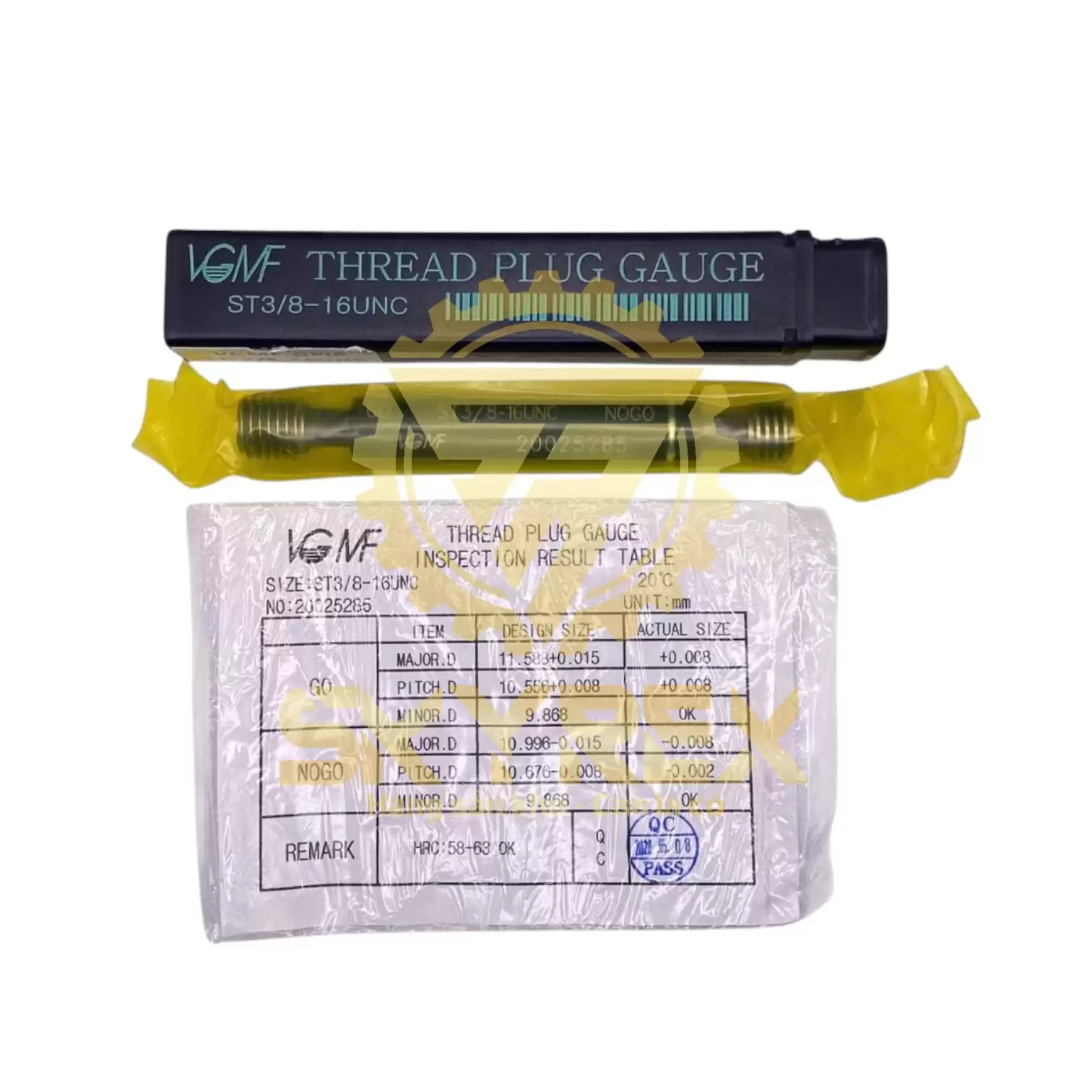 Dưỡng kiểm ST3/8-16UNC – VGMF – Dưỡng kiểm lỗ ren cấy Helicoil Hệ inch | Skyrex