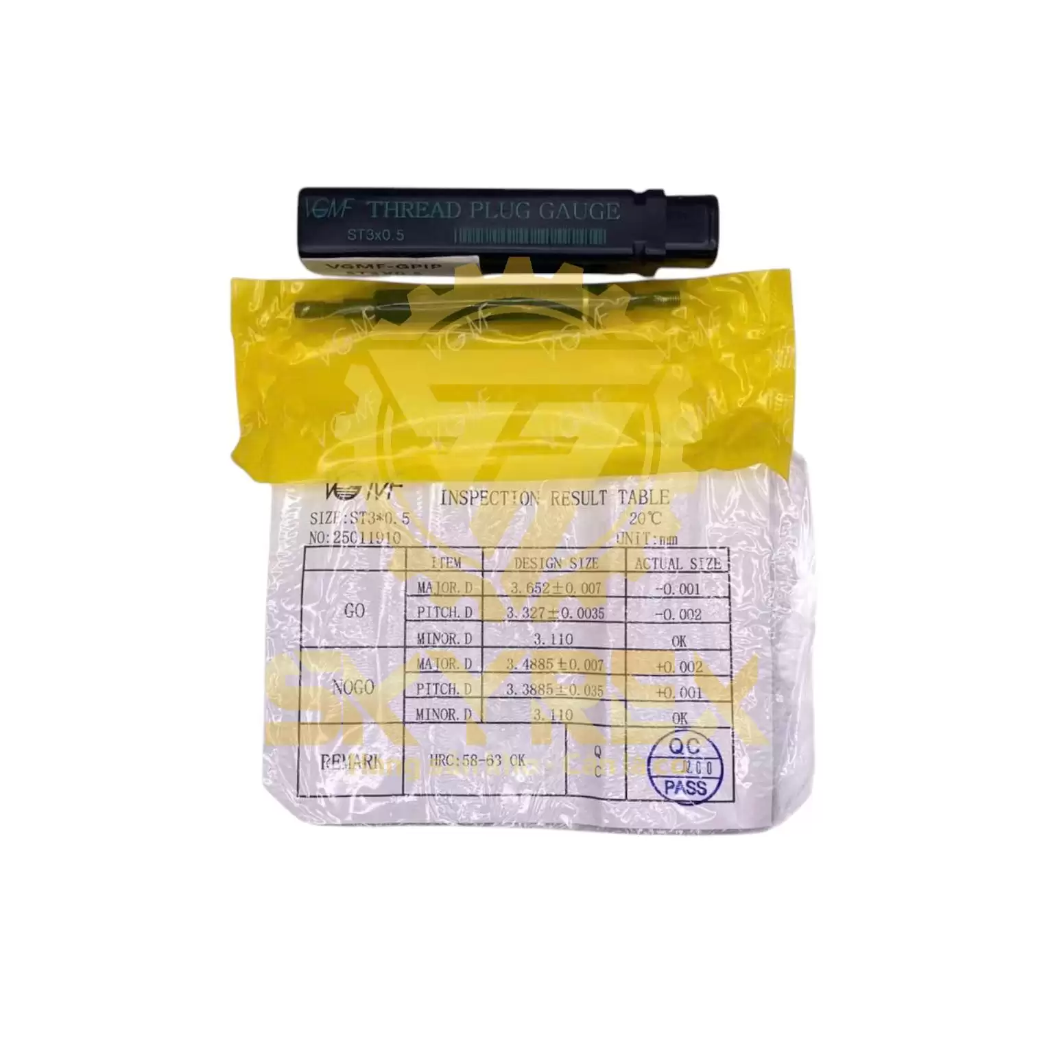 Dưỡng kiểm ST3x0.5 – VGMF – Dưỡng kiểm lỗ ren cấy Helicoil Hệ inch | Skyrex