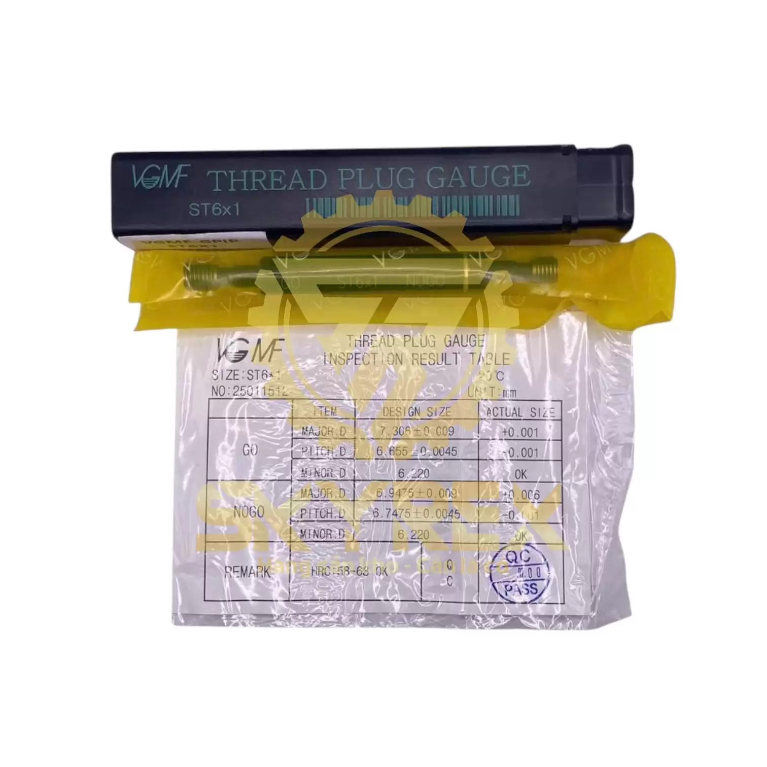 Dưỡng kiểm ST6x1 – VGMF – Dưỡng kiểm lỗ ren cấy Helicoil hệ inch | Skyrex