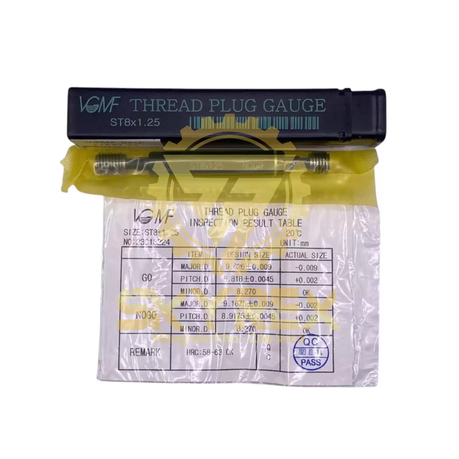 Dưỡng kiểm ST8x1.25 – VGMF – Dưỡng kiểm lỗ ren cấy Helicoil hệ inch | Skyrex