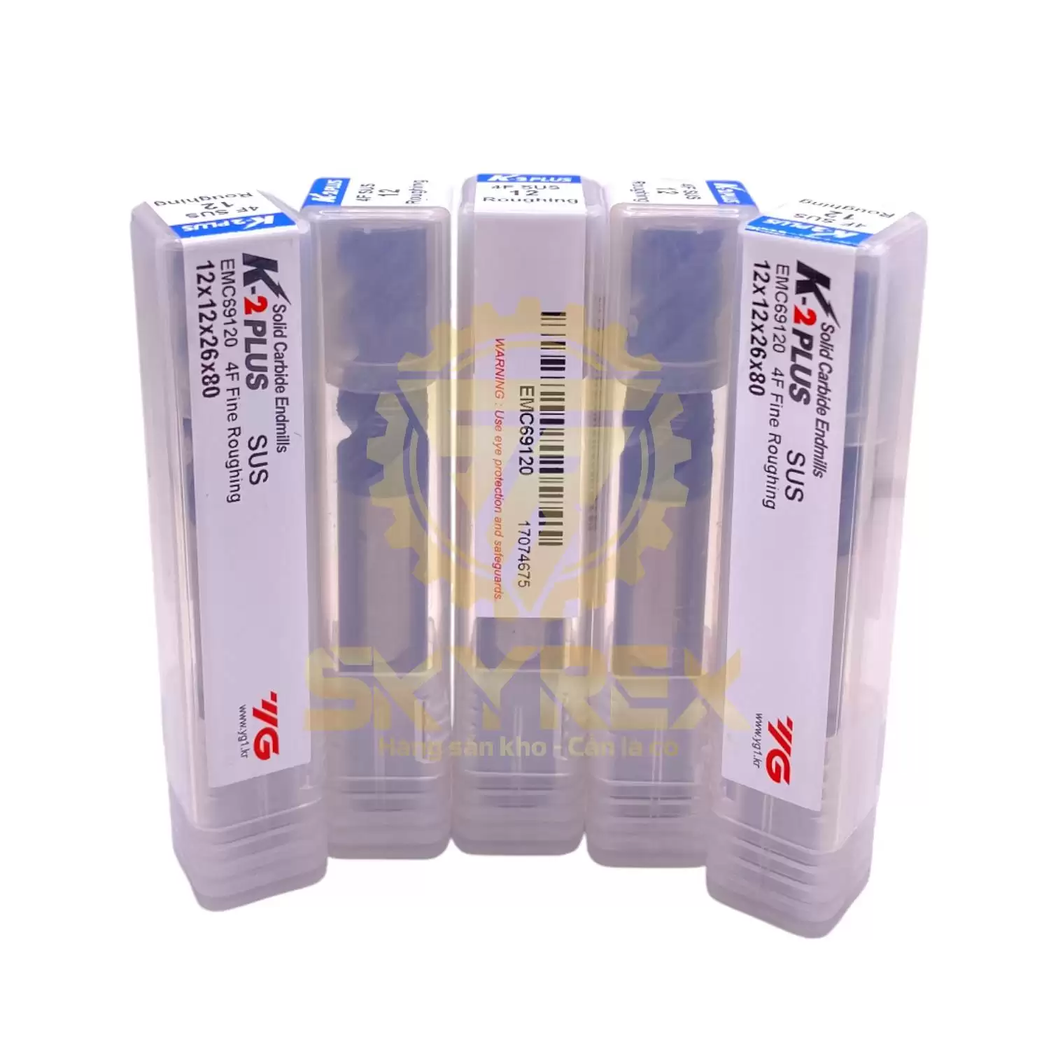 Mũi phay EMC69 – YG-1 New Century – Dao phay ngón 4 me, phủ AlTiN, chuyên chạy thô inox Alpha-SUS | Skyrex