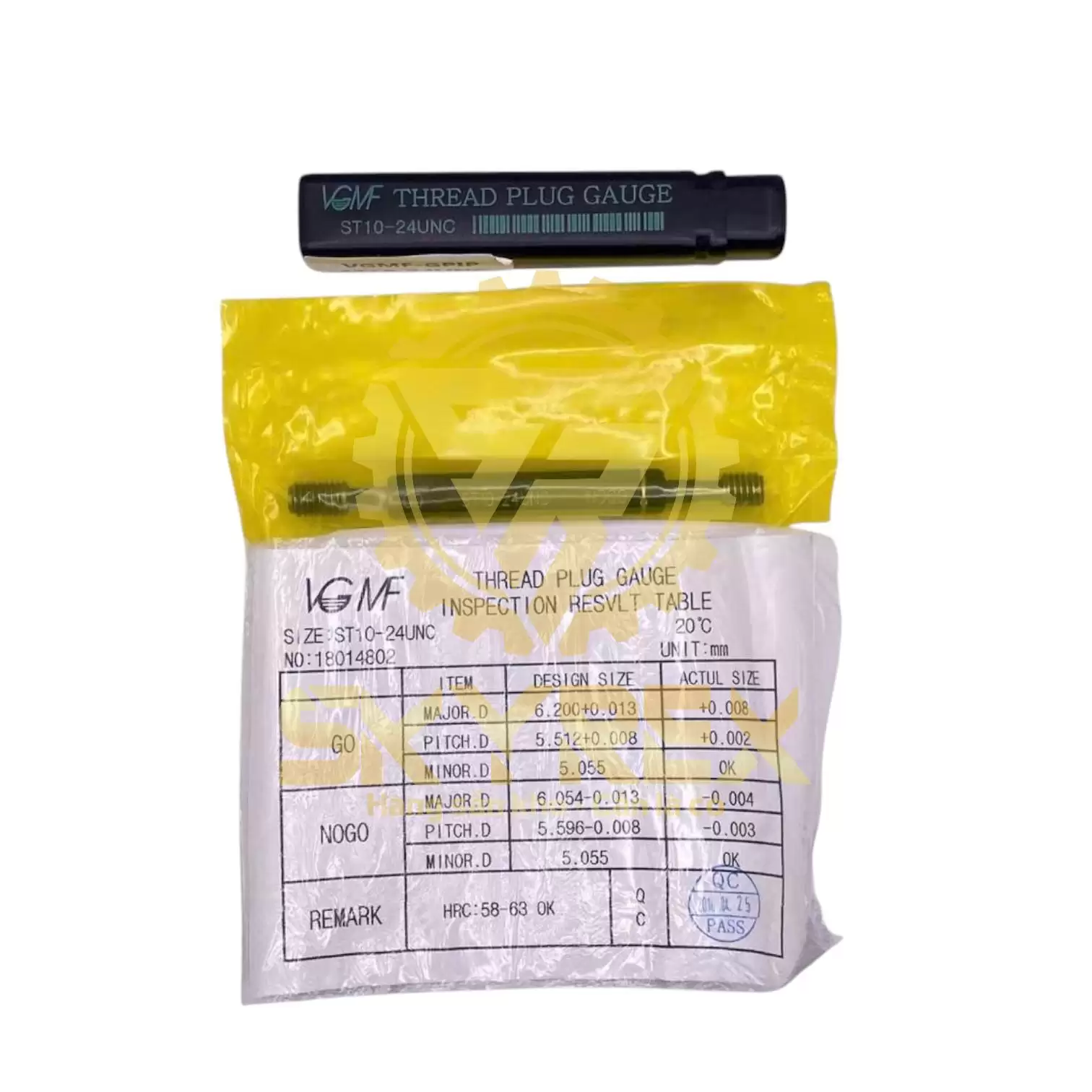 Dưỡng kiểm ST10x24UNC – VGMF – Dưỡng kiểm lỗ ren cấy Helicoil hệ inch | Skyrex