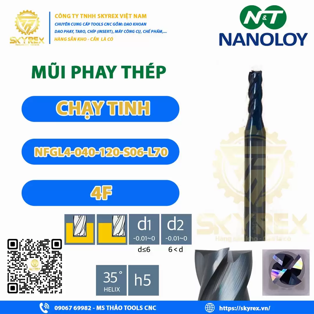 Phay thép D4