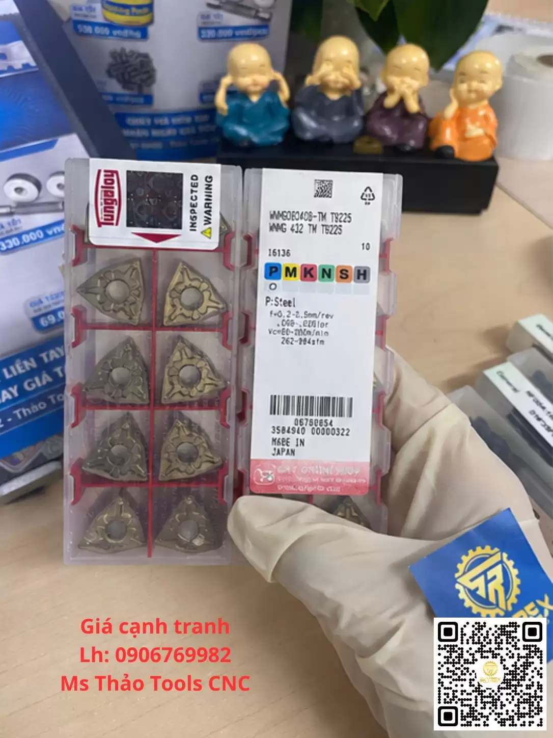 Chíp tiện WNMG080408-TM-T9225