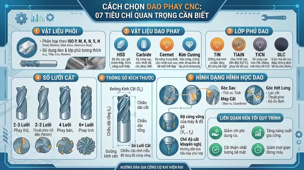 tiêu chí chọn dao